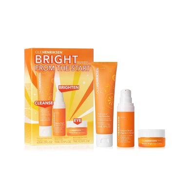 giftset bright from the start daily for Women and Men 3pcs Olehenriksen