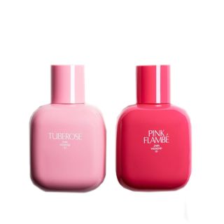 perfume giftset TUBEROSE and PINK FLAMBE Eau de toilette for Women 2pcs Zara