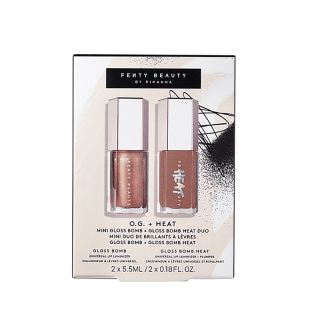 giftset mini gloss bomb & gloss bomb heat for Women 2pcs Fenty by Rihanna