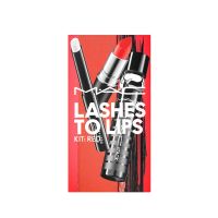 giftset eye & lip lashes to lips red for Women 3pcs Mac