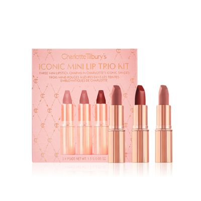 giftset iconic mini lip trio for Women 3pcs Charlotte Tilbury