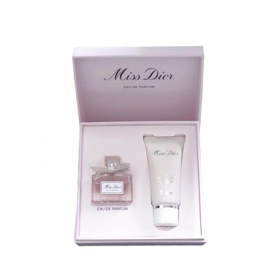 giftset body milk & Miss Dior Eau de Parfum miniature for Women 2pcs Dior