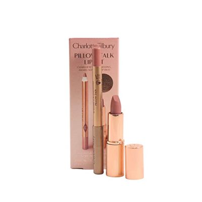 giftset pillow talk lipstick and lip pencil medium 02 mini for Women 2pcs Charlotte Tilbury