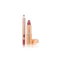 giftset pillow talk lipstick and lip pencil medium 02 mini for Women 2pcs Charlotte Tilbury