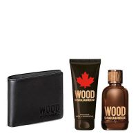giftset Wood for Him Eau de Toilett for Men 3pcs Dsquared2