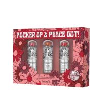 giftset Pucker Up & Peace Out Moisturizing Lip Balm for Women 3pcs BENEFIT