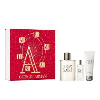 giftset acqua di gio eau de toilette for Men 3pcs Giorgio Armani