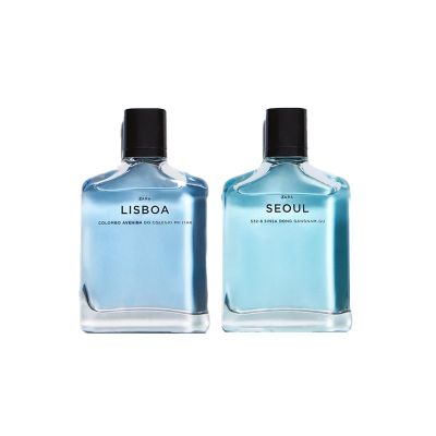 perfume giftset Seoul 532-8 Sinsa Dong Gangnam-Gu and Lisboa Colombo Avenida Do Colegio Militar Men 2 pcs Zara