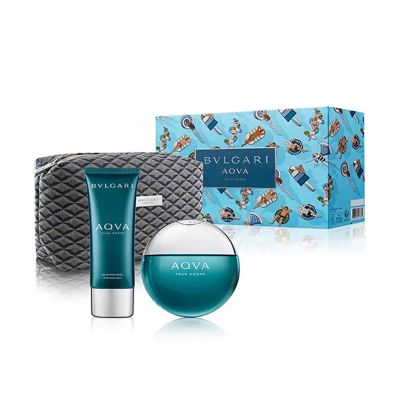 giftset aqva pour homme for Men 3 pcs Bvlgari