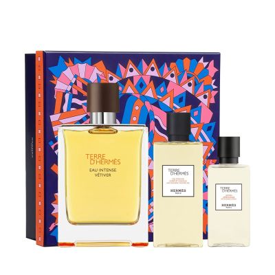 giftset terre d`hermes eau intese vetiver for Men 3 pcs Hermes