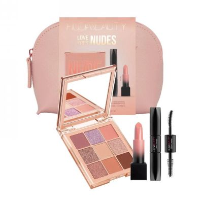 giftset love your nudes for Women 4 pcs Huda Beauty