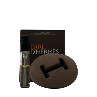 giftset terre d`hermes sample with Fragrance Stone for Men 2 pcs Hermes