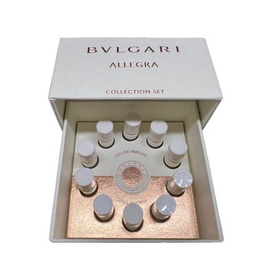 sample giftset Allegra eau de parfum & magnifying for Women 10 pcs Bvlgari