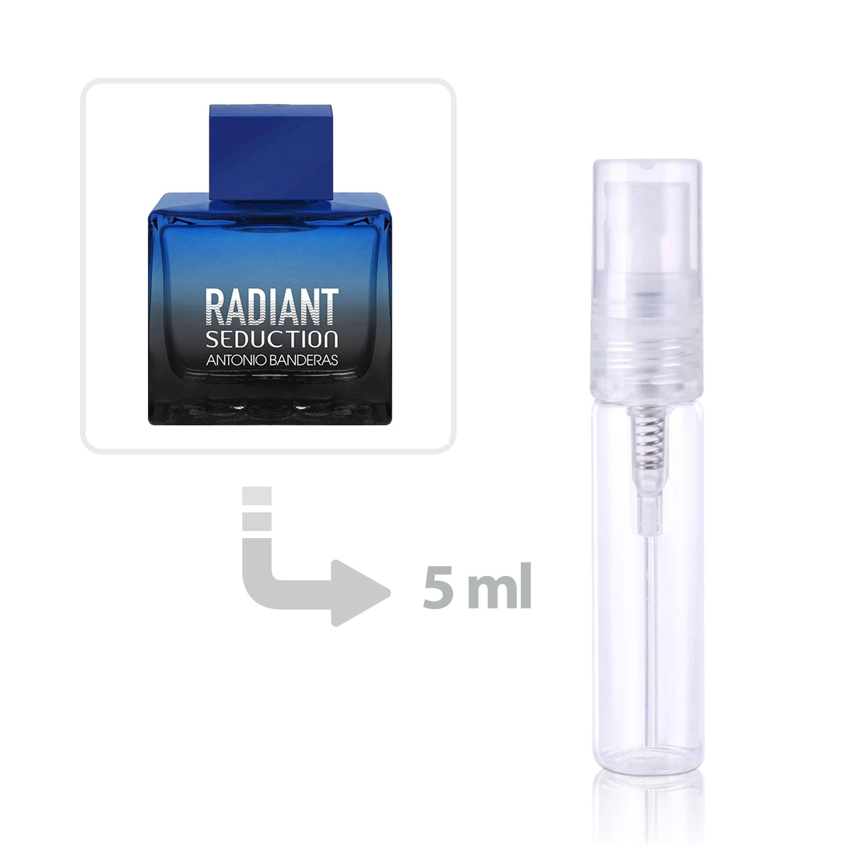 Radiant Seduction in Black Eau de Toilette for Men Antonio