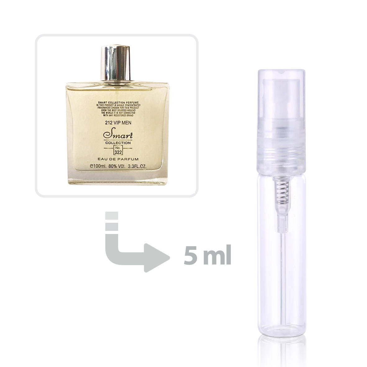 Smart Collection Perfume 100ml 212 Smart 212 Perfume Top