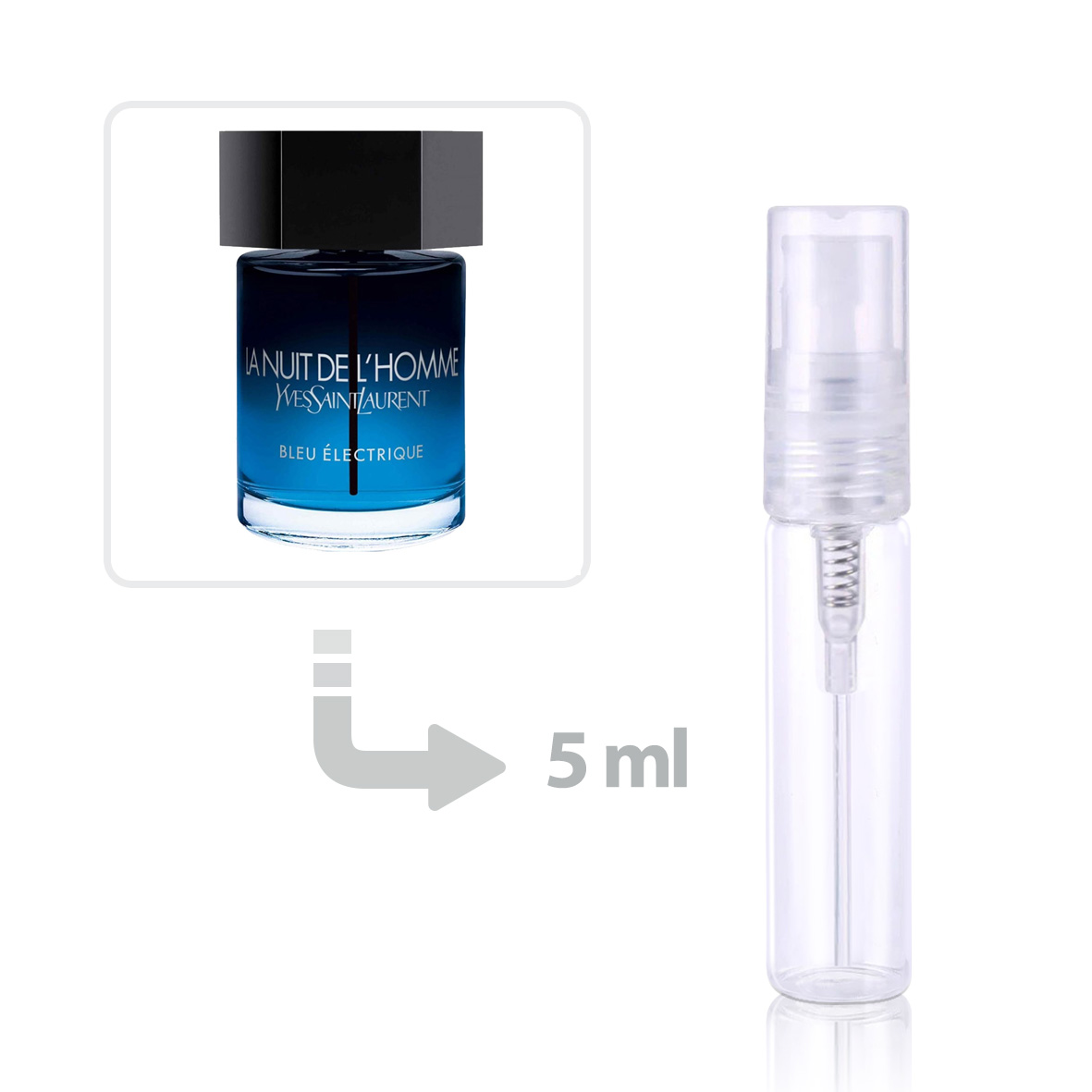 La Nuit de LHomme Bleu Electrique Eau de Toilette for Men Yves Saint Laurent perfume fragrance Riah