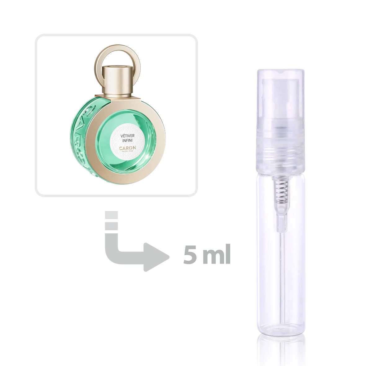 Vetiver Infini Eau de Parfum for Women and Men Caron perfume