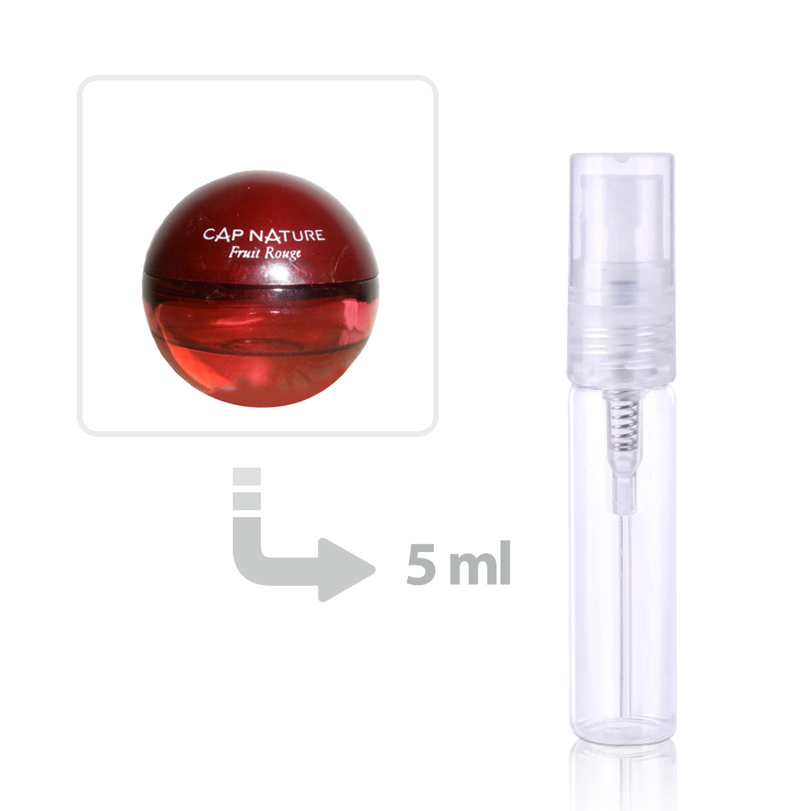 Eau De Toilette Cap Nature Fruit Rouge Yves Rocher 50 Ml - Neuf - Sans Cruauté