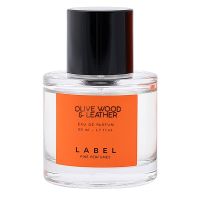 Olive Wood Leather Eau de Parfum Women and Men Label