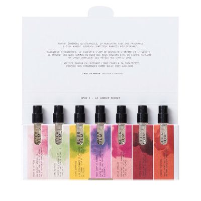 sample giftset createur d` emotions for Women and Men 7 pcs L Atelier Parfum