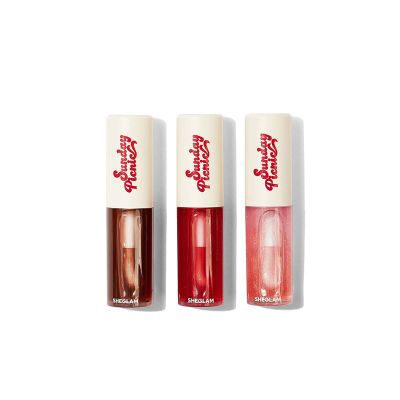 giftset Sunday Picnic Layer Cake Lip Oil Women 3 pcs Sheglam