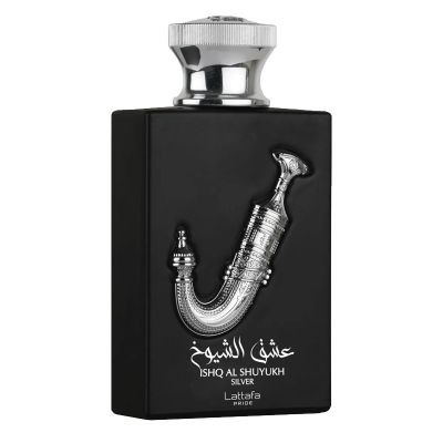 Ishq Al Shuyukh Silver Eau de Parfum Women and Men Lattafa Perfumes