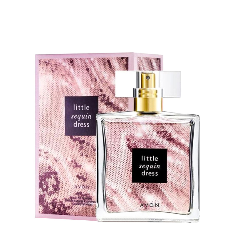 open lace back dress Avon Little Sequin Dress Eau de Parfum Purse Spray