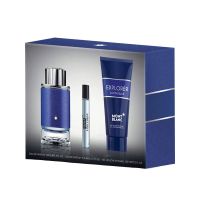 giftset Explorer Ultra Blue for Men 3pcs Mont Blanc