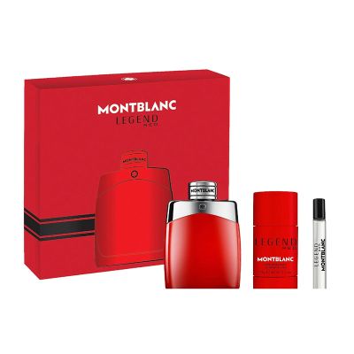 giftset Legend Red Eau de Parfum for Men 3 pcs Mont Blanc