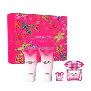 giftset bright crystal absolu for Women 4 pcs Versace