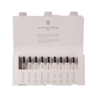 sample giftset discovery set for Women and Men 8 pcs Essential Parfums