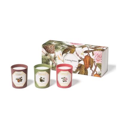 giftset scented candle 3 pcs carriere freres