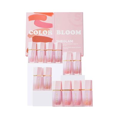 giftset Color Bloom Liquid Blush Shimmer & Matte Women 12 pcs Sheglam