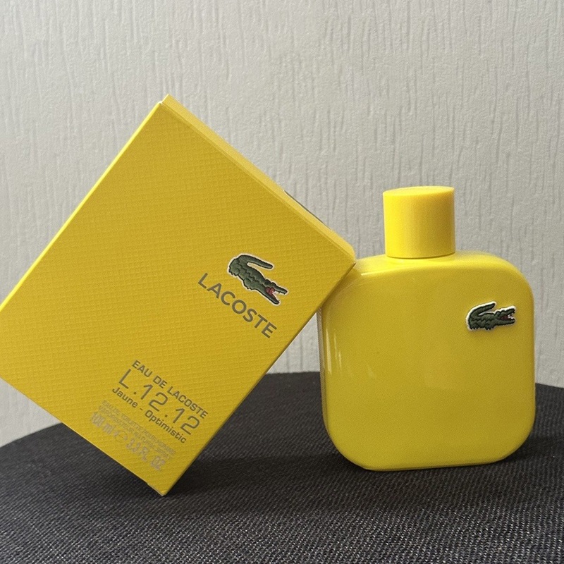 L.12.12 Lacoste L.12.12 Yellow Jaune Eau de Toilette For Men Lacoste