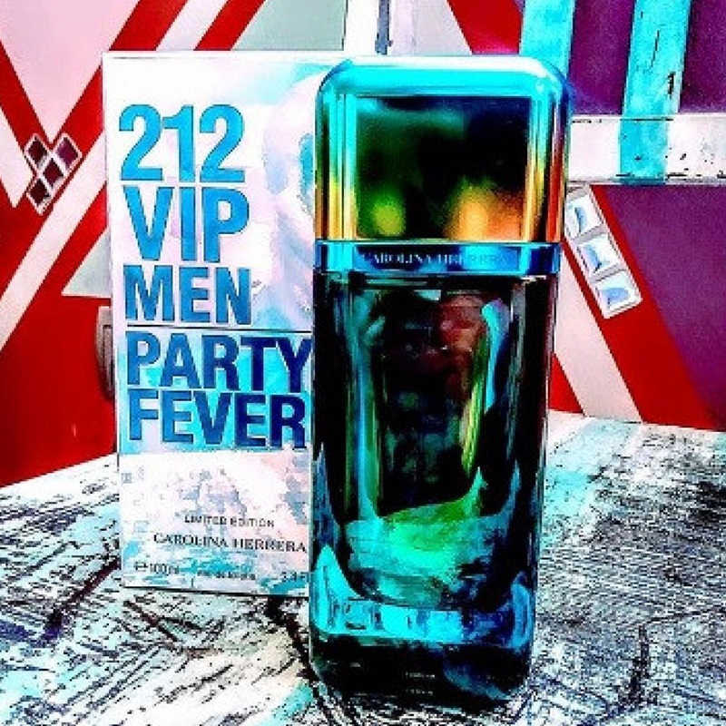 212VIP Party Fever Eau de Toilette For Men Carolina Herrera perfume fragrance Riah