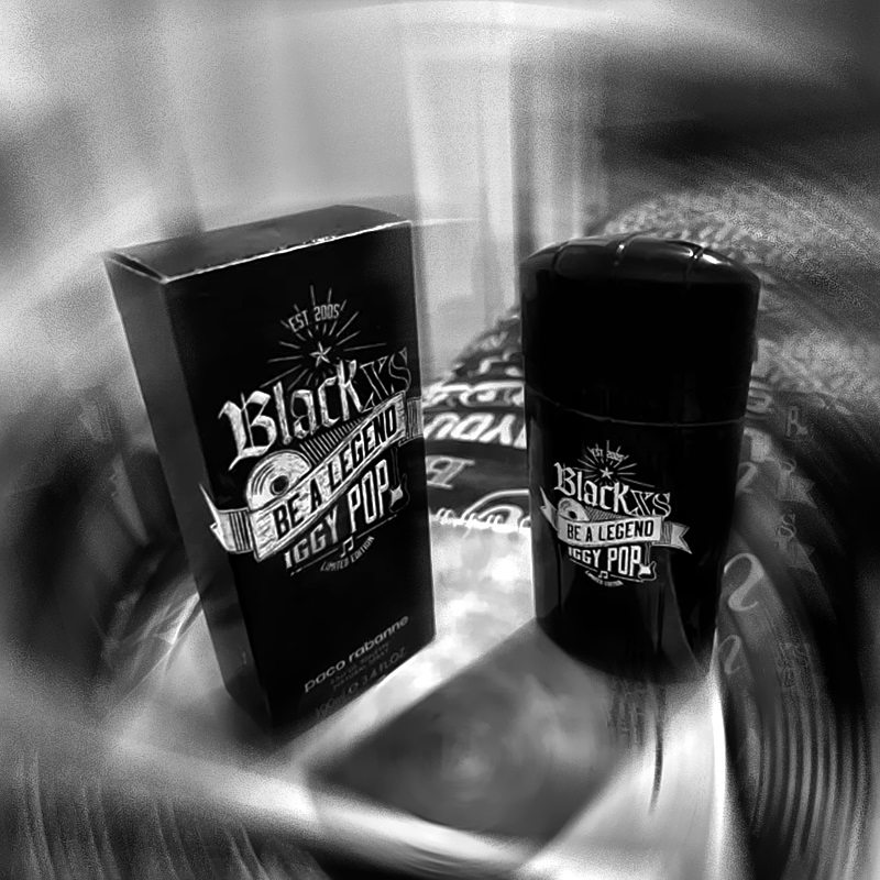 Black XS Be a Legend Iggy Pop Eau de Toilette For Men Paco Rabanne