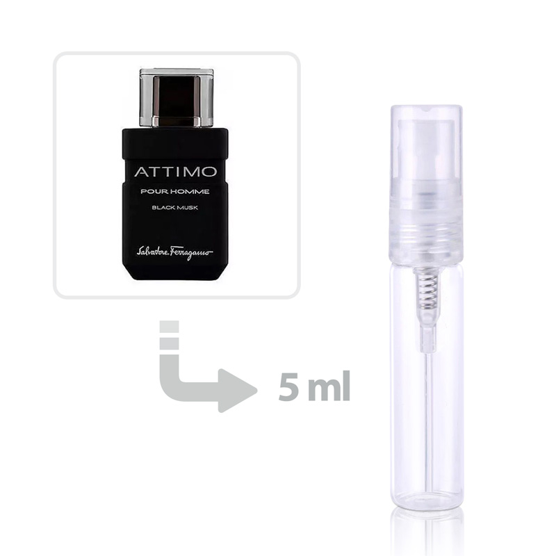 Attimo Black Musk Pour Homme Eau de Toilette for Men perfume fragrance Riah