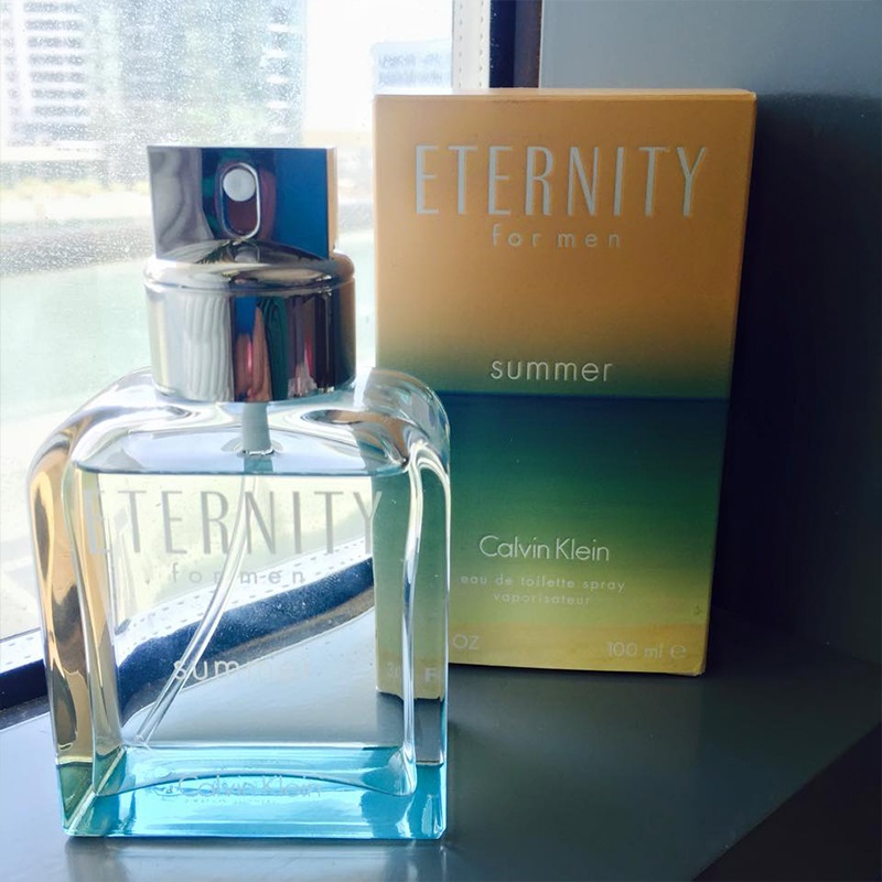 Eternity Summer 2015 Eau de Toilette for Men perfume fragrance Riah