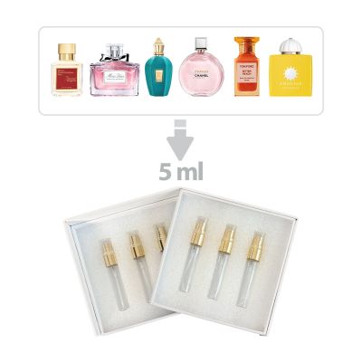 Luxury Mild perfumes decant giftset for Women 6 pcs Riah