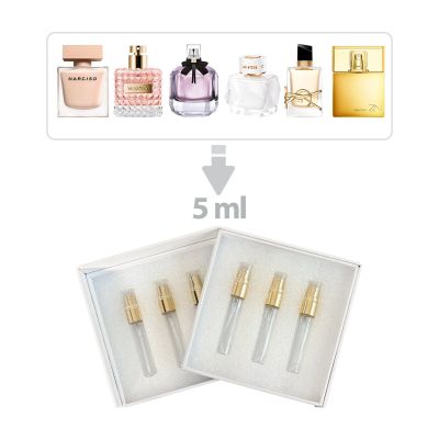 Exquisite Mild perfumes decant giftset for Women 6 pcs Riah