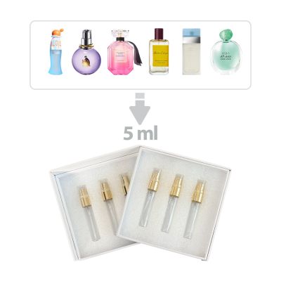 Sports perfumes decant giftset for women 6 pcs Riah