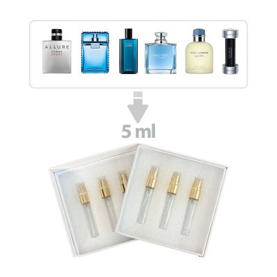 Sports perfumes decant giftset for men 6 pcs Riah