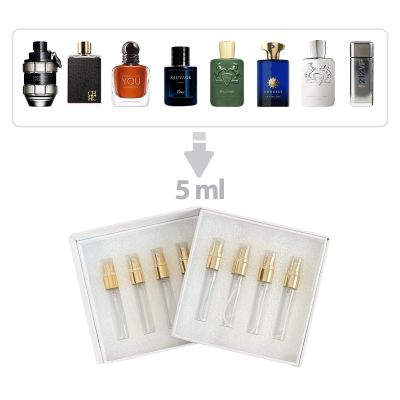 Luxury warm perfumes decant giftset for Men 8 pcs Riah