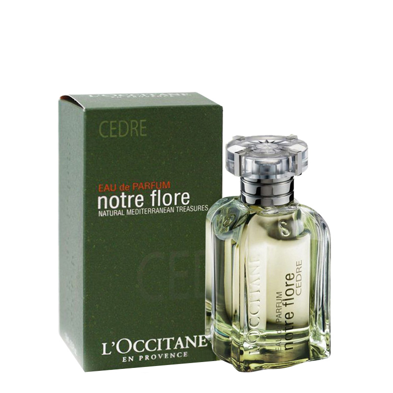 Notre Flore Cedar Eau de Parfum for Men L Occitane en Provence