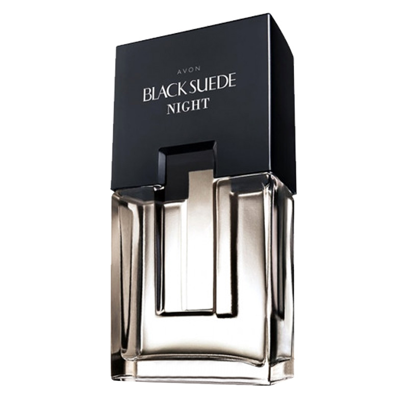 Black Suede Night Eau de Toilette Men Avon perfume fragrance Riah