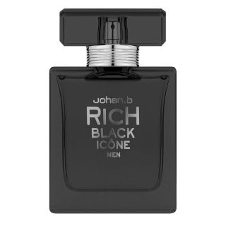 Rich Black Icone Eau de Toilette for Men Johan B