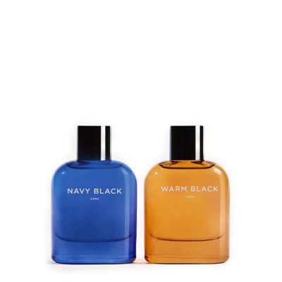 perfume giftset  NAVY BLACK and WARM BLACK Eau de Toilette for Men 2pcs Zara