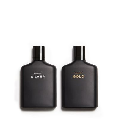 perfume giftset MAN SILVER and MAN GOLD Eau de Toilette for Men 2pcs Zara