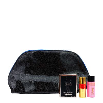 giftset Black Opium Travel miniature & make up for Women 3pcs Yves Saint Laurent - YSL