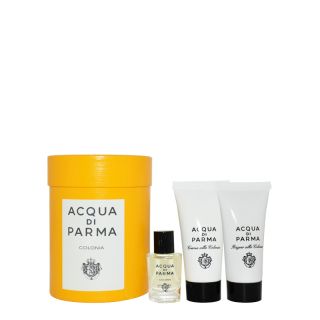 giftset body care and miniature colonia for Women and Men 3pcs Acqua di Parma